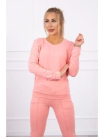 Tepláková súprava v marhuľovej farbe Tepláková súprava v marhuľovej farbe