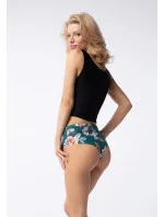 Dámske nohavičky Tea Rose Simple Brasil Maxi Green so vzorom - Julimex