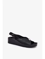 Model topánok na podpätku 215150 Krok v štýle