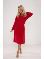 Dámsky župan DE LAFENSE welurem Lydie 390 3XL-5XL