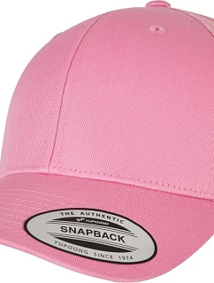 Flexfit 6606/6606T 6 panelová vintage kšiltovka "Trucker" 55.6606 pink