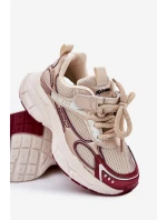 Sneakersy Dziecięce Na Grubej Podeszwie Złote Xairana