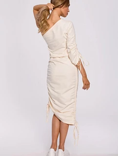 Made Of Emotion Šaty M580 Creme