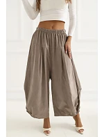 Šnúrové nohavice model 226452 Taliansko Moda