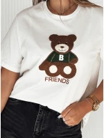 Dámske tričko BAREN biele FashionStreet RY2565