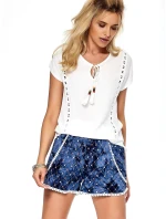 Šortky AT SN 2501A.02 tmavo modrá