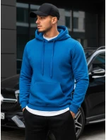 Pánska mikina s kapucňou modrá FashionStreet BX5081
