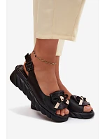 Dámske kožené sandále 58C0055 black - Artiker Dámske kožené sandále 58C0055 black - Artiker