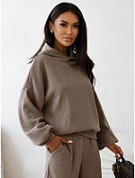 Dámska súprava z kordového úpletu s kapucňou a nohavicami Fango FashionStreet AY1250 Dámska súprava z kordového úpletu s kapucňou a nohavicami Fango FashionStreet AY1250