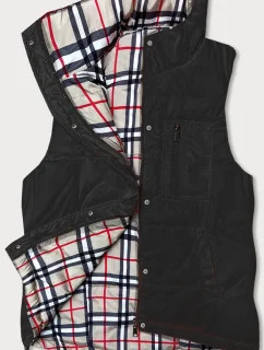 Dámska obojstranná vesta čierna (2383-1)