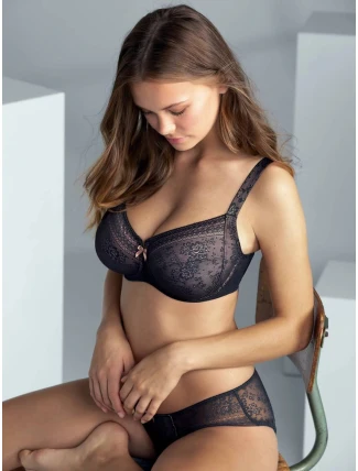 Podprsenka s kosticou Fleur 5653 antracitová 85 H Podprsenka s kosticou Fleur 5653 antracitová 85 H