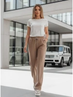 Dámske tepláky DRESSANIK beige FashionStreet UY2701 Dámske tepláky DRESSANIK beige FashionStreet UY2701