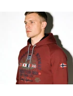 Pánska mikina Geographical Norway DB 100 M WZ3006H/GN-Burgundy