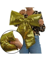 ZLATÝ DEKORAČNÝ KOKODIL 39x50 cm MICA