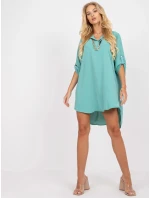Dámske šaty voľného strihu DHJ SK V2209 Mint - FPrice Dámske šaty voľného strihu DHJ SK V2209 Mint - FPrice