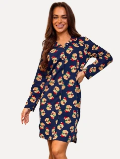 Cornette 104/474 Teddy 7 long/r S-2XL dámska košeľa bez gombíkov