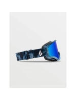 Dámske/pánske snowboardové okuliare Volcom YAE LAGOON TIE DYE/BLUE CHROME s UV ochranou v modrej farbe (VG0722110)