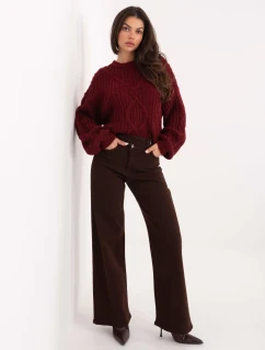 VM SP džínsy ST6005 5.65 tmavohnedá