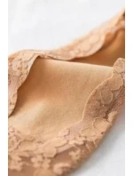 Dámske ponožky baleríny - silikón, čipka 1092 Dámske ponožky baleríny - silikón, čipka 1092