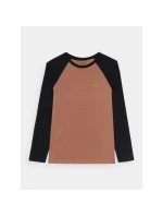 Chlapčenské obyčajné s dlhým rukávom 4F Junior 4FJWAW24TLONM293-65S