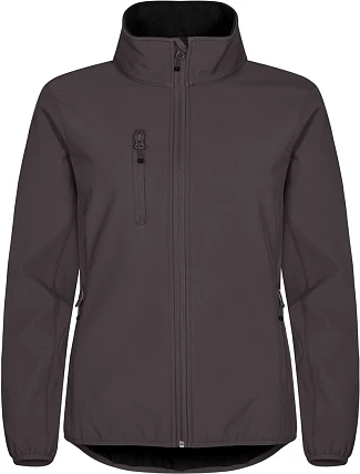 Clique Classic Softshell Jkt W Dámska 3-vrstvová softshellová bunda 67.0915 tmavošedá Clique Classic Softshell Jkt W Dámska 3-vrstvová softshellová bunda 67.0915 tmavošedá