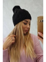 Fleecová čiapka Stefania K278 čierna