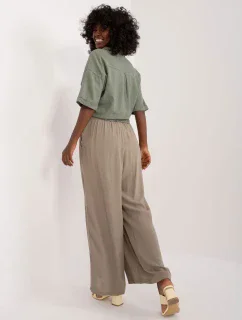 Nohavice D73761M62237E khaki