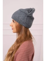 Dámska čiapka Lorena K377 tmavo šedá