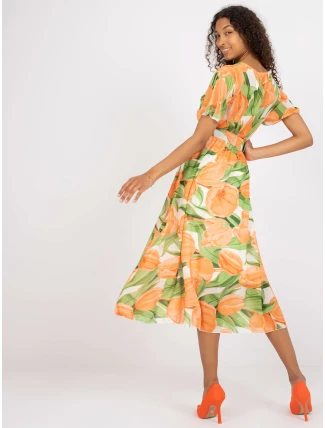 Šaty DHJ SK 15967.54P oranžová