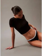 Dámske tangá 000QD5043E UB1 black- Calvin Klein