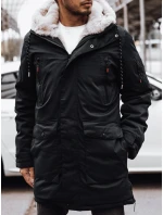 Pánska zimná bunda čierna FashionStreet TX4594 Pánska zimná bunda čierna FashionStreet TX4594