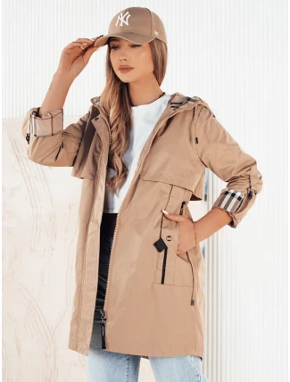 Dámska prechodná bunda VERDU beige FashionStreet TY4224 Dámska prechodná bunda VERDU beige FashionStreet TY4224