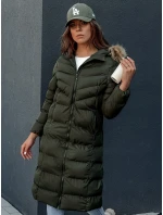 Dámsky zimný kabát LUXWARM zelený FashionStreet TY4377