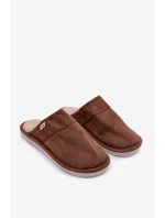 Pánské hnědé pantofle Selomir Pánské hnědé pantofle Selomir