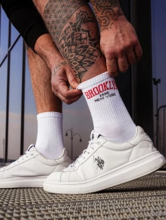 Pánske ponožky BROOKLYN white