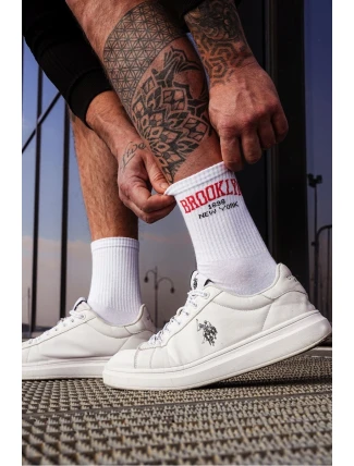 Pánske ponožky BROOKLYN white Pánske ponožky BROOKLYN white