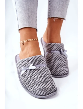 Dámske papuče s pančuškami Grey Evira Dámske papuče s pančuškami Grey Evira