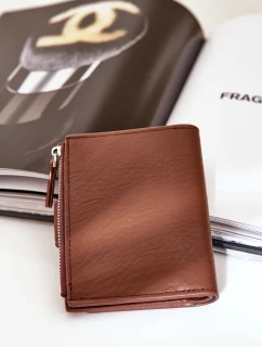 Portfel Damski Eko Skórzany Brązowy Jezorea