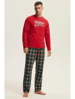 Pyžamo Henderson 43459 Nougat long/r M-3XL