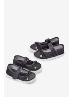 Dziecięce Balerinki Z Kokardką Czarne Amirinas