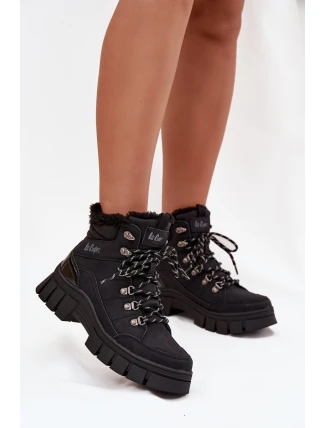 Lee Cooper LCJ-25-31-3911 Dámske vysoké topánky Black