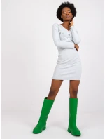 Šaty RV SK 7438.17 svetlo šedá