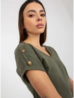 Dámska blúzka TW BZ BL 1006.56 tmavá khaki