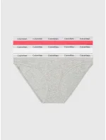 Dámske nohavičky 3Pack 000QD5207E NP4 Multicolour - Calvin Klein