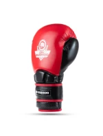 Boxerské rukavice z prírodnej kože Warrior RED