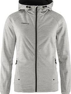 Craft Corporate ADV Unify Hoodie Jacket W Dámska bunda s kapucňou 81.9133 šedá melírovaná