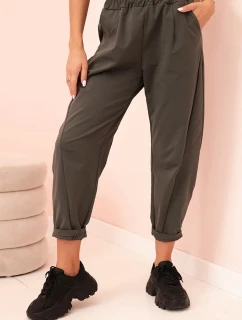 Šortky s vreckami Summer Punto dark khaki