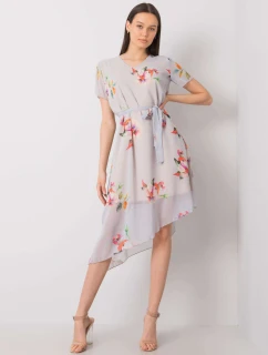 Šaty LK SK 507634.75P svetlo šedé