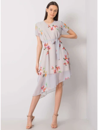 Šaty LK SK 507634.75P svetlo šedé