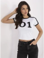 Tričko NM TS NG25218.83 biele čierne